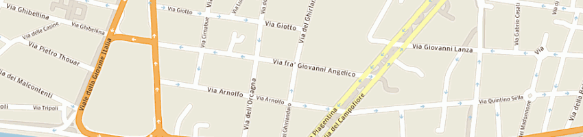 Mappa della impresa chimenti maurizio a FIRENZE