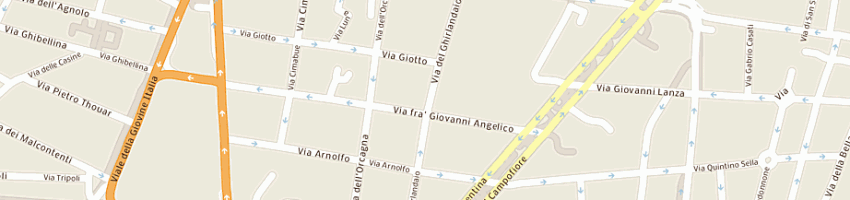Mappa della impresa trendy wear services srl a FIRENZE
