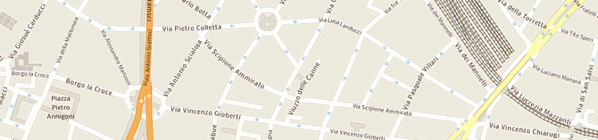 Mappa della impresa ceccarelli dario a FIRENZE