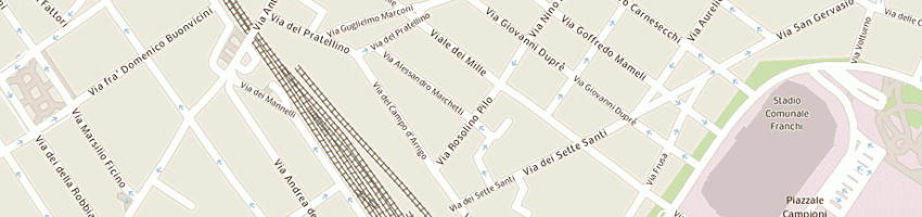 Mappa della impresa masi e zaccaro sas di zaccaro giuseppe e c a FIRENZE