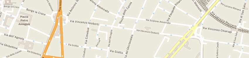 Mappa della impresa sotto sotto a FIRENZE