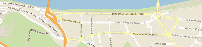 Mappa della impresa ciampi fedora a FIRENZE