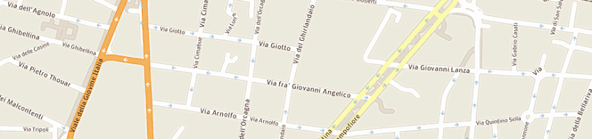 Mappa della impresa cinema sala esse a FIRENZE