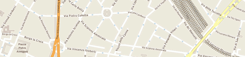 Mappa della impresa marassi alberto a FIRENZE