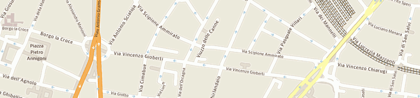 Mappa della impresa autofficina bucalossi snc a FIRENZE