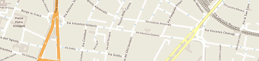 Mappa della impresa ristorante pizzeria fuori piazza di stallone giampietro a FIRENZE