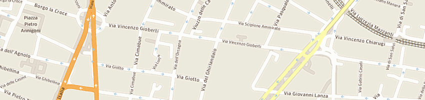 Mappa della impresa boni di boni luigi e c sas a FIRENZE