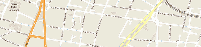 Mappa della impresa studio harp a FIRENZE
