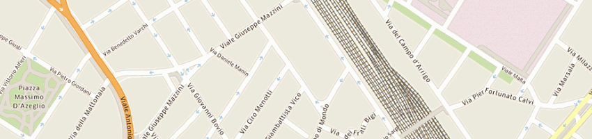 Mappa della impresa cirri a FIRENZE