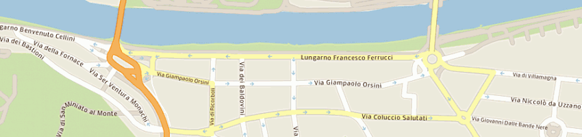 Mappa della impresa mp sas di rodelli domenico marcello e c a FIRENZE