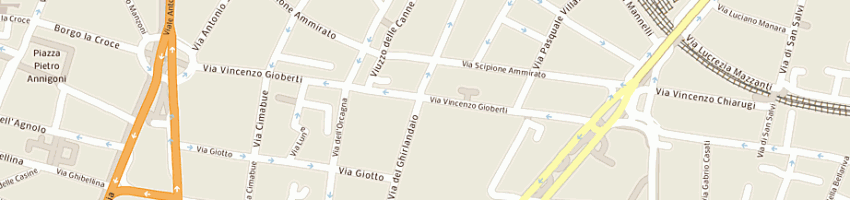 Mappa della impresa fusi andrea a FIRENZE