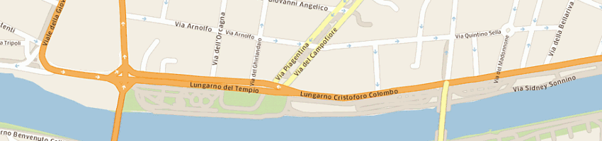 Mappa della impresa panetta paolo vincenzo a FIRENZE
