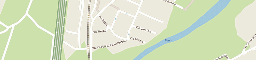 Mappa della impresa antica trattoria del cacciatore a BOLOGNA