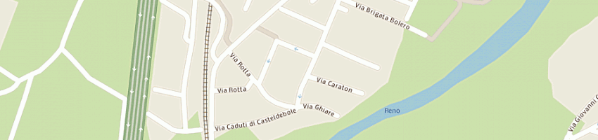 Mappa della impresa scuole pubbliche nido d'infanzia comunale amico gattone a BOLOGNA