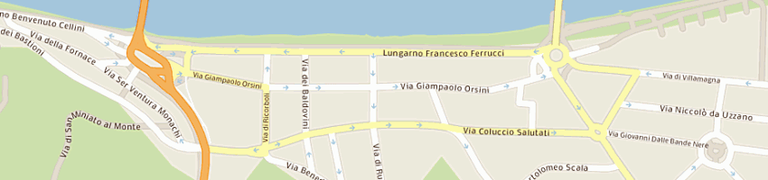 Mappa della impresa g e g di toppi rita e sabrina snc a FIRENZE