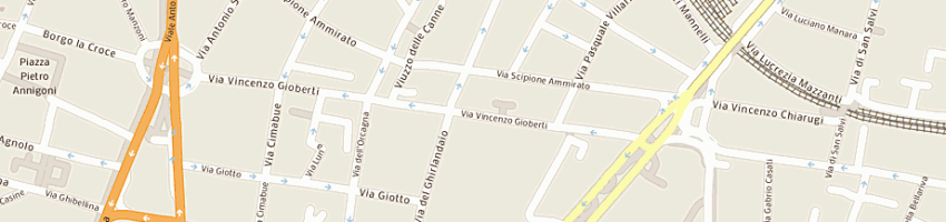 Mappa della impresa le immobiliari firenze srl a FIRENZE