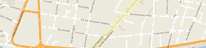 Mappa della impresa cresti scacciati luigia a FIRENZE