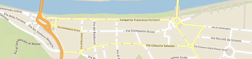 Mappa della impresa studio tecnico cait lapucci sas a FIRENZE