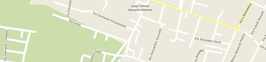 Mappa della impresa borghi franco a CENTO