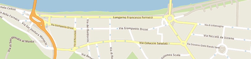 Mappa della impresa abbigliamento merceria taruffi a FIRENZE