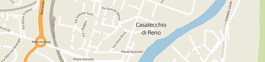 Mappa della impresa signori claudio di signori claudio e c sas a CASALECCHIO DI RENO