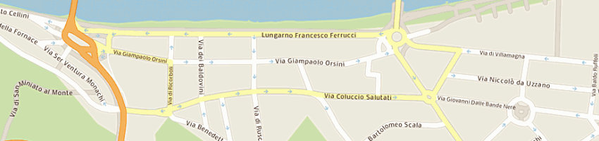 Mappa della impresa cafi srl a FIRENZE