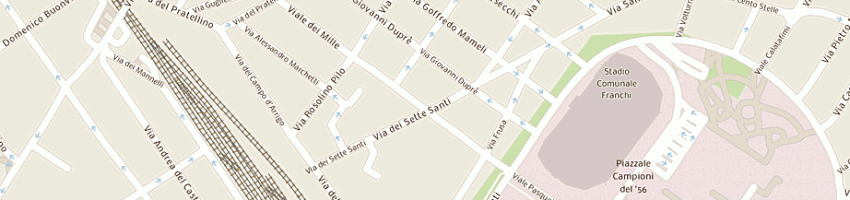 Mappa della impresa il pane di leone pietro e c snc a FIRENZE