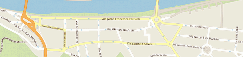 Mappa della impresa cinematografo teatro giardino colonna snc a FIRENZE
