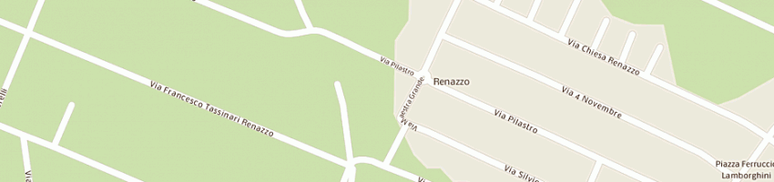 Mappa della impresa tabaccheria balboni a CENTO