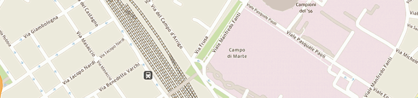 Mappa della impresa bar stadio di tartoni luciano e c sas a FIRENZE