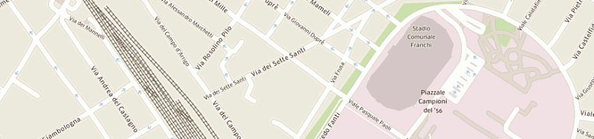 Mappa della impresa sun day srl a FIRENZE