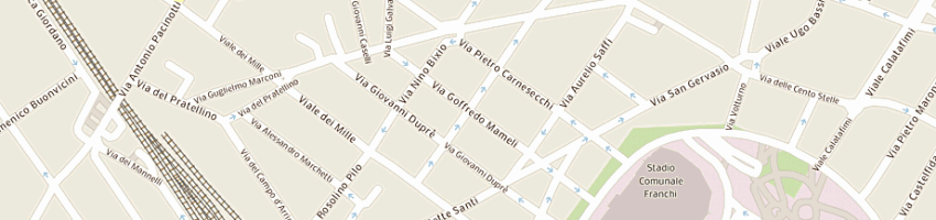 Mappa della impresa garage cairoli (snc) a FIRENZE