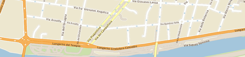 Mappa della impresa tecnomed snc di la duca e c a FIRENZE