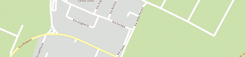 Mappa della impresa cencar service srl a CENTO