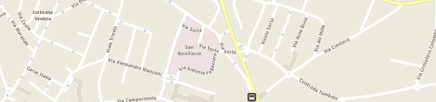 Mappa della impresa sc sigillazioni di saorin paolo e confente alessandro snc a SAN BONIFACIO