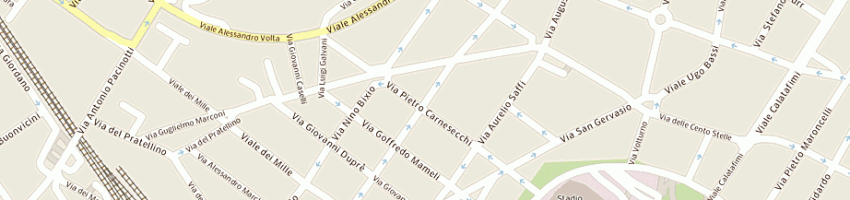 Mappa della impresa stadio gomme srl a FIRENZE