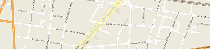 Mappa della impresa bar lanza a FIRENZE