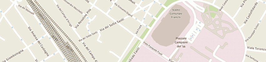 Mappa della impresa squillantini marco a FIRENZE