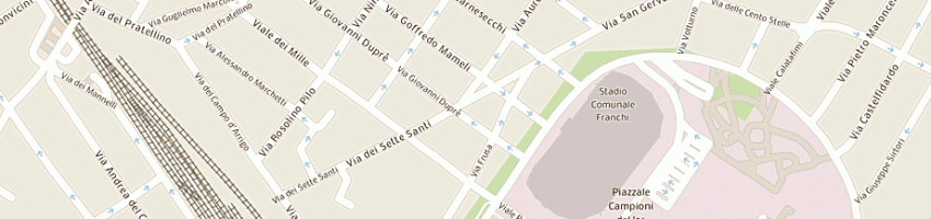 Mappa della impresa merceria patrizia a FIRENZE
