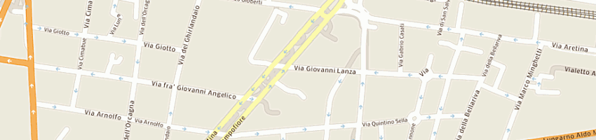 Mappa della impresa foto ottica vip sas a FIRENZE