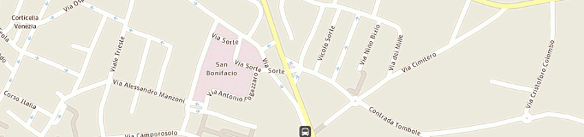 Mappa della impresa lombardini discount spa a SAN BONIFACIO
