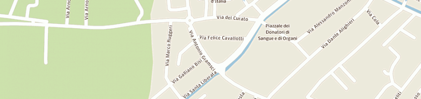 Mappa della impresa pavanini bruno a FERRARA