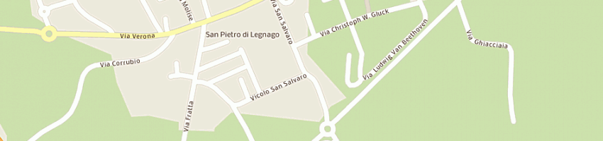 Mappa della impresa poste italiane spa a LEGNAGO