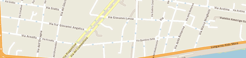 Mappa della impresa allodola snc acque minerali bibite a FIRENZE