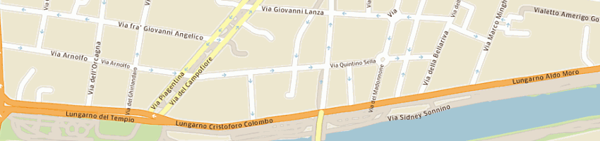 Mappa della impresa calzature per bambini adriana a FIRENZE