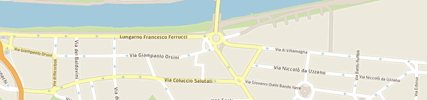 Mappa della impresa la bottega del vino sfuso di valentina amerini a FIRENZE