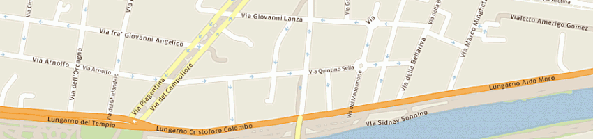 Mappa della impresa calamini loredana a FIRENZE
