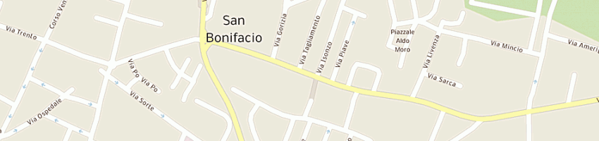 Mappa della impresa genovese giuseppe a SAN BONIFACIO