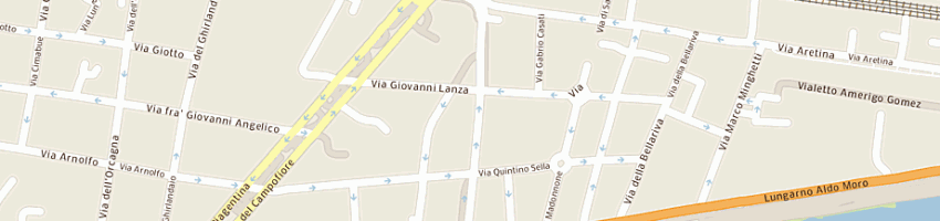 Mappa della impresa autocarrozzeria torino a FIRENZE