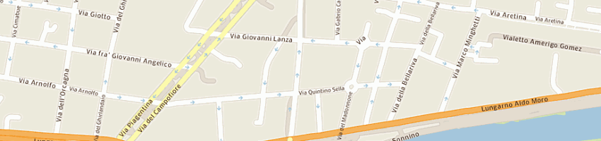 Mappa della impresa massai francesca e monica snc a FIRENZE